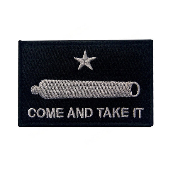 Black And White Cannon Come And Take It Tactical Patch