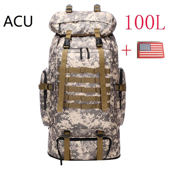 80L/100L Military Tactical Backpack