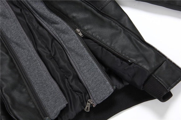 Hooded Vindictation Leather Jacket