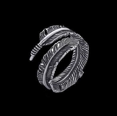 FEATHER WRAP RING