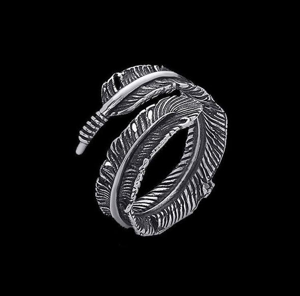 FEATHER WRAP RING