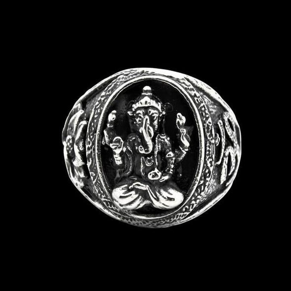 GANESHA SIGNET RING