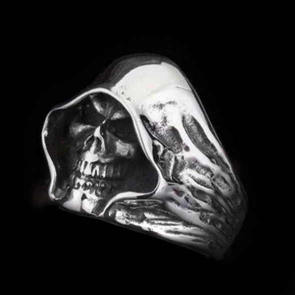 GRIM REAPER SKULL HEAD RING