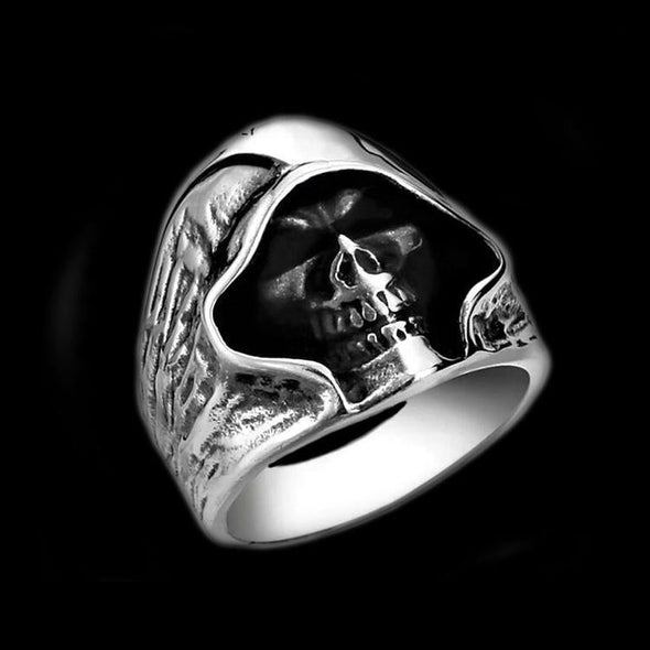 GRIM REAPER SKULL HEAD RING