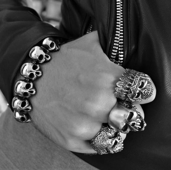 HEAVY SKULL BRACELET