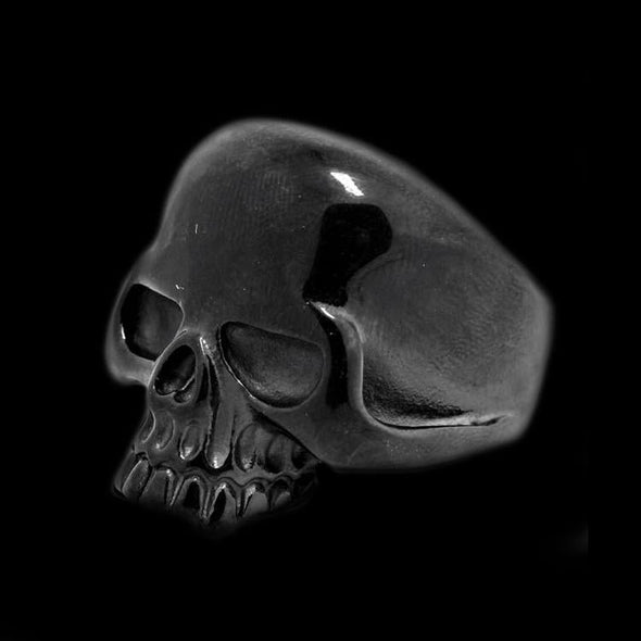 JAW SKULL BLACK RING