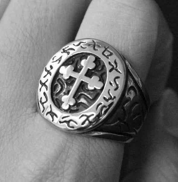 JESUS CROSS RING