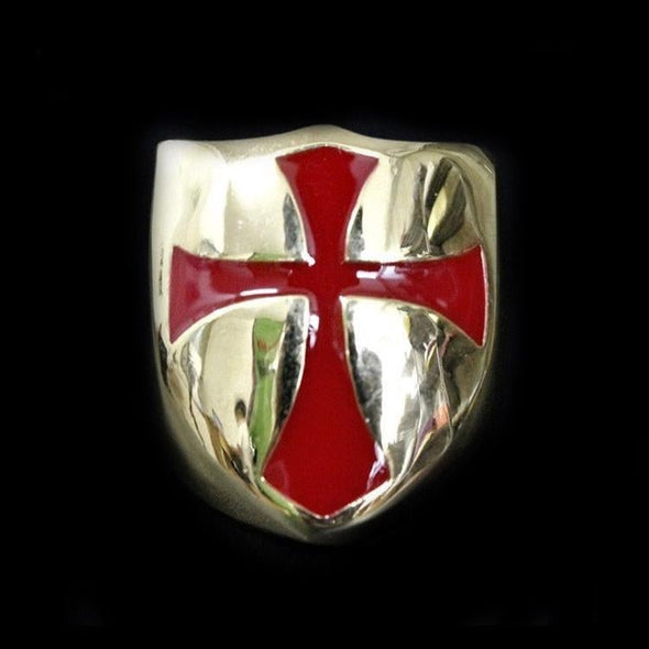 KNIGHTS TEMPLAR SHIELD RING