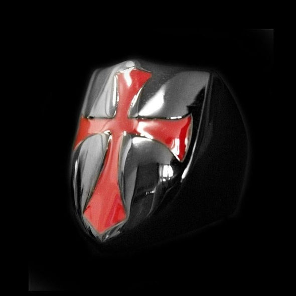 KNIGHTS TEMPLAR SHIELD RING