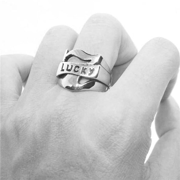 LUCKY SILVER RING