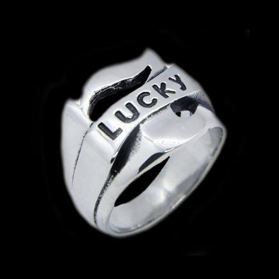 LUCKY SILVER RING