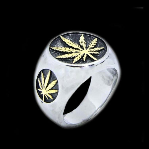 MARY JANE RING GOLD LEAF