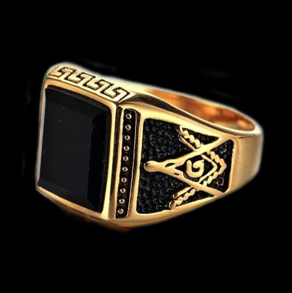 MASONIC GEM RING