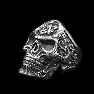 MASONIC SKULL RING