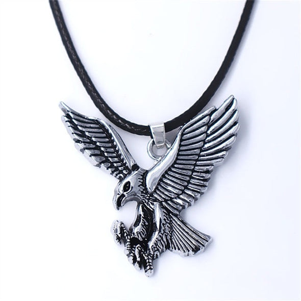 Ferocious Eagle Metal Necklace