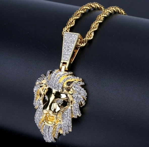 Lion Head  Necklace