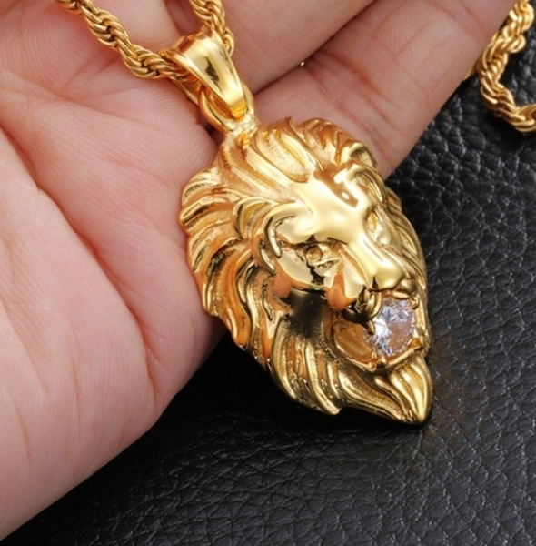 Lion Head  Necklace