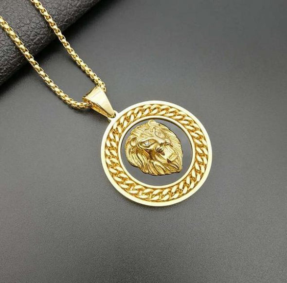 Lion Head  Necklace