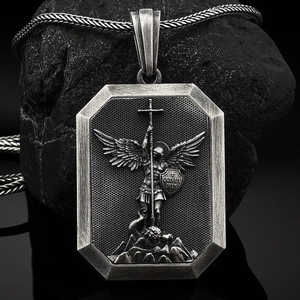 Archangel Silver Necklace