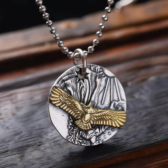 Eagle Rose Necklace