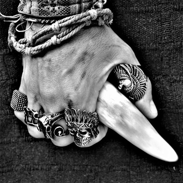 RAM SKULL RING