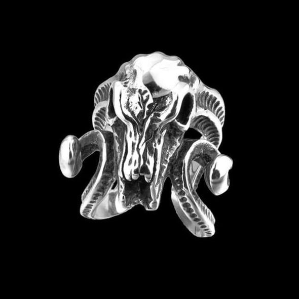 RAM SKULL RING