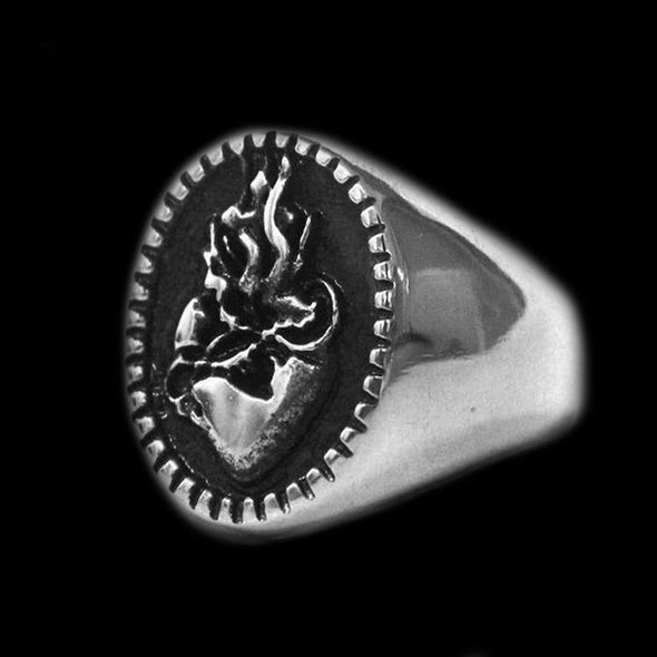 SACRED FIRE HEART RING