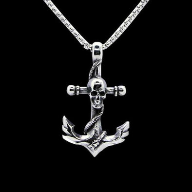 SKULL ANCHOR PENDANT