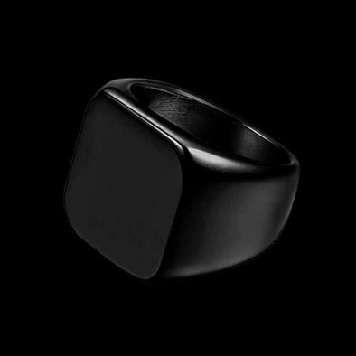 SQUARE BLACK RING