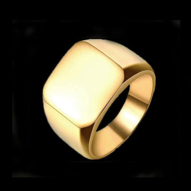 SQUARE GOLD RING