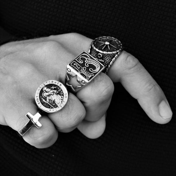 ST CHRISTOPHER RING