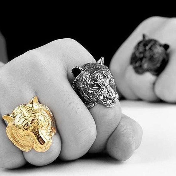 TIGER HEAD RING